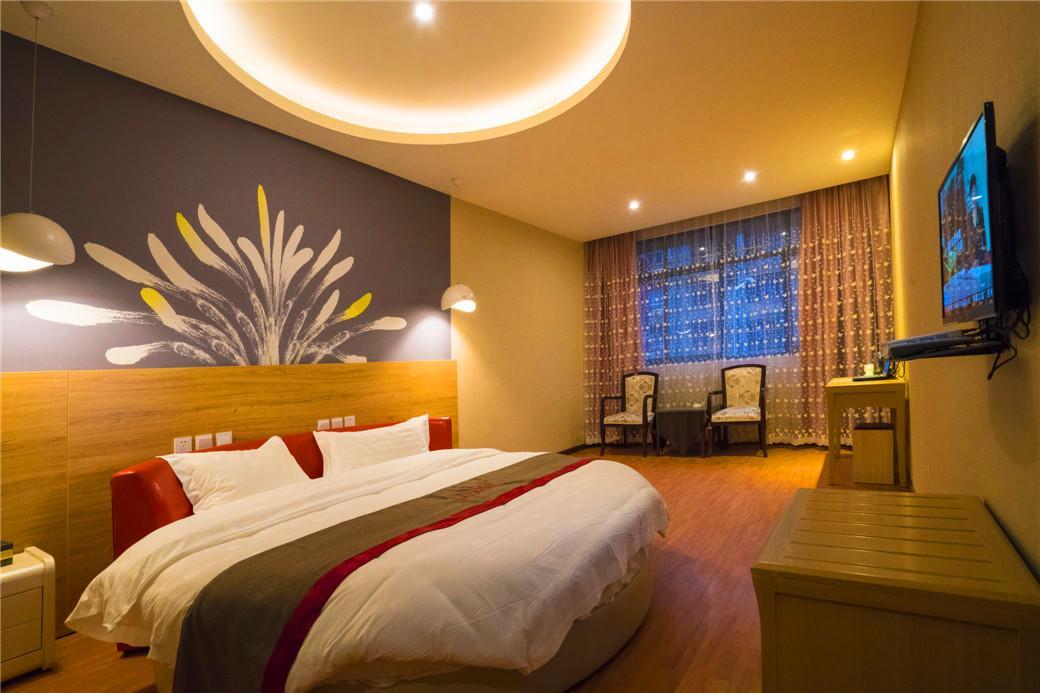 Thank Inn Chain Hotel Sichuan Guangan Wusheng County Hongwu Avenue Exterior foto